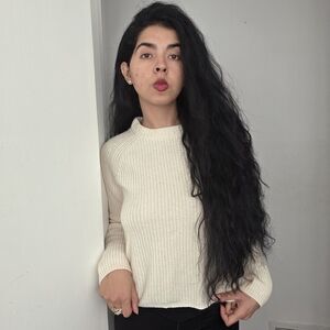 Quince Cashmere Ribbed Sweater